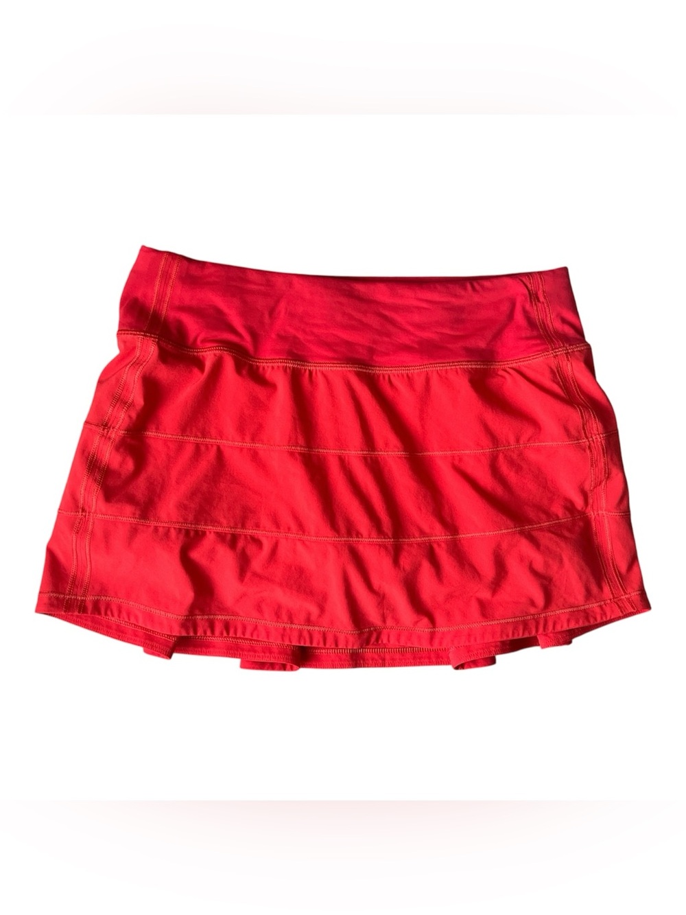 Lululemon Pace Rival Mid-Rise Skirt Run Tennis Golf Dark Red Womens Sz 4 EUC HTF - Picture 3 of 8